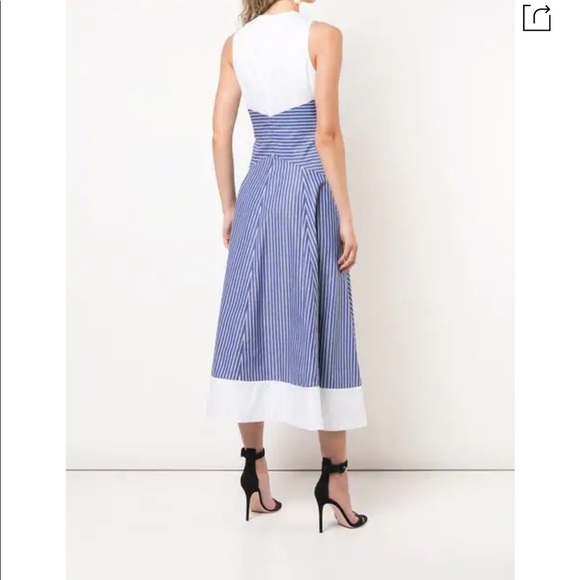 Kimora Lee Simmons blue and whit dress - Picture 2 of 8